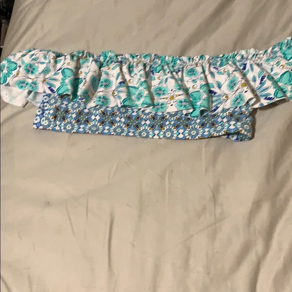 Off the shoulder swim top